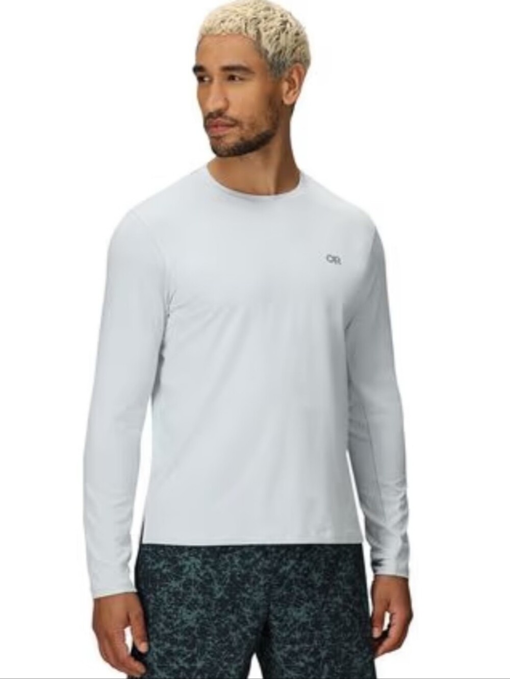 Outdoor Research Men's Long Sleeve Crew Tee - Heather Gray